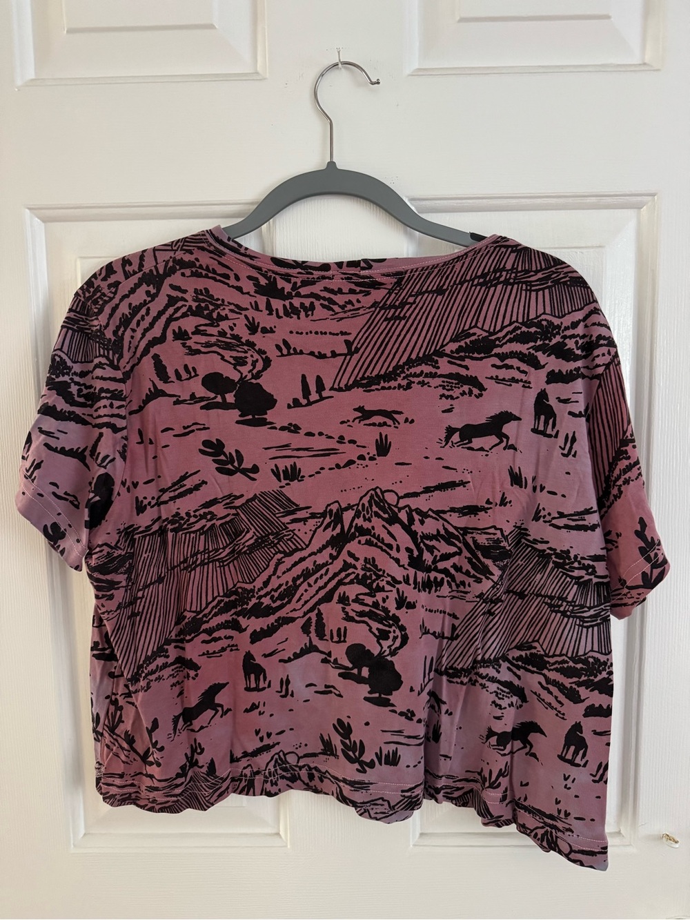 Thief & Bandit boxy crop tee, 2x, lightly used - Picture 2 of 2